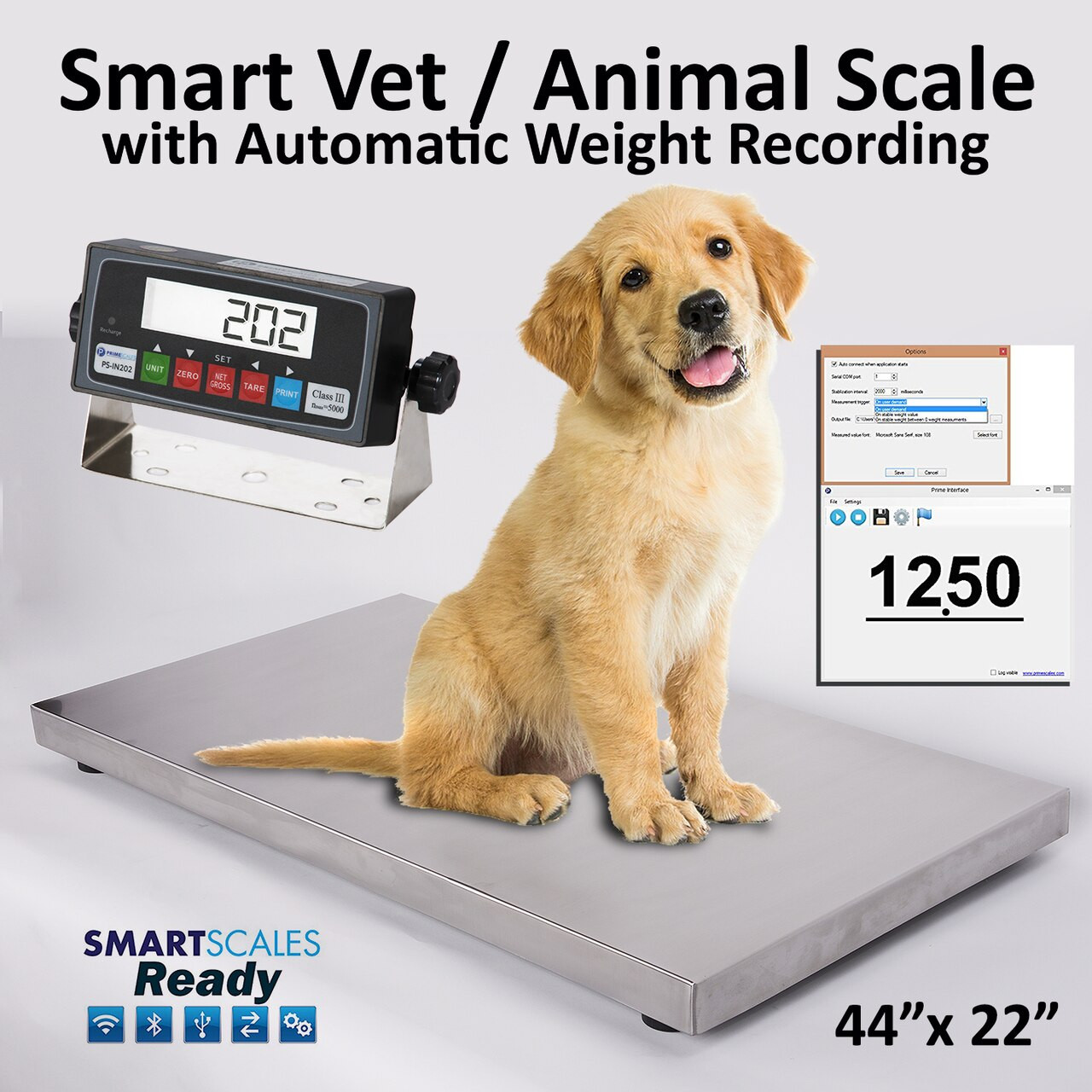 MS2410 Veterinary Digital Scale for Dogs, Cats & Small Animals