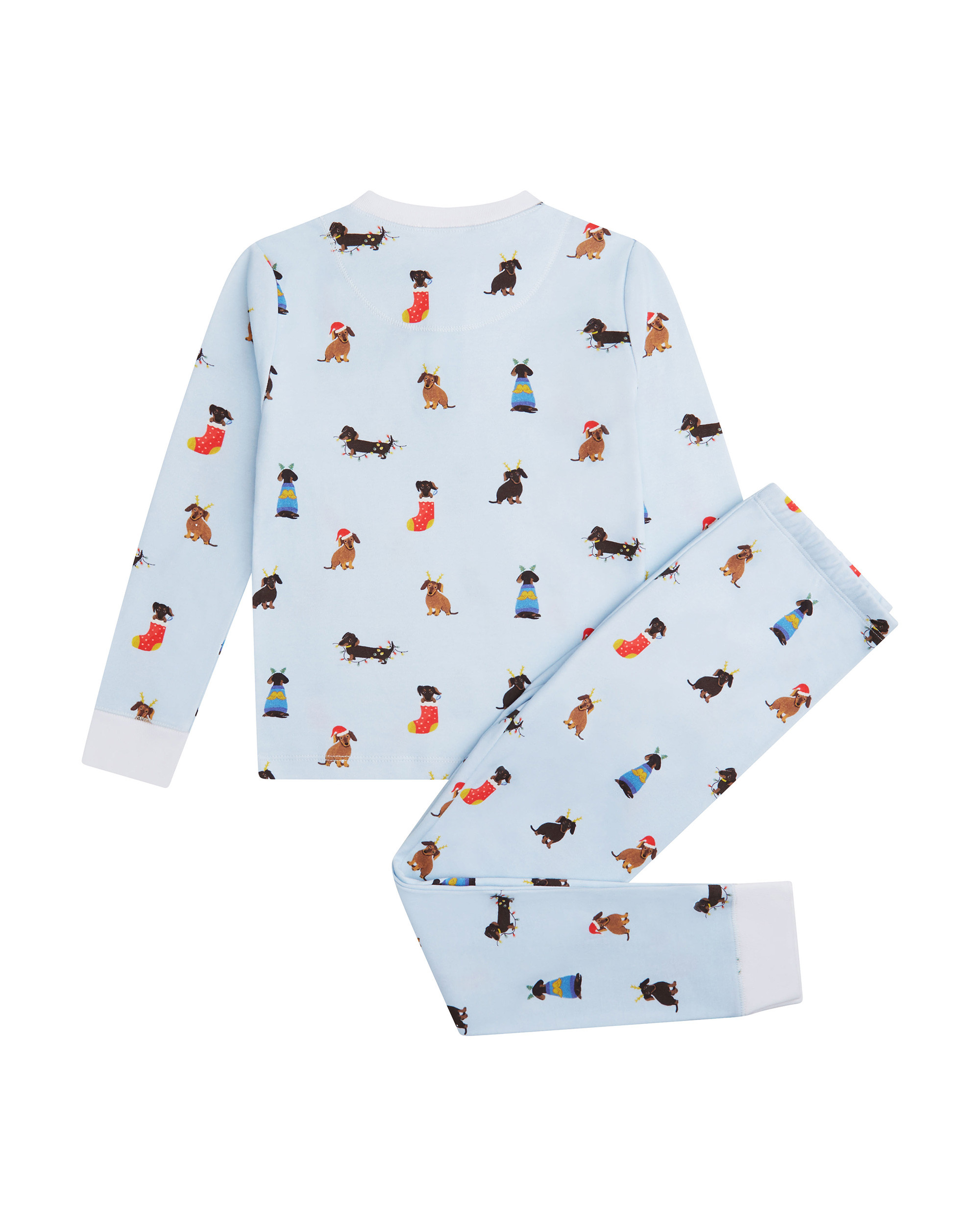 Christmas Dogs Pyjamas - Child Blue | Marie-Chantal