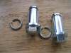PAIR PLATED FRONT COVER NUTS 10MM HEADS W/CLIPS (2) - 11140002191