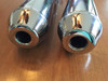 CHROME MUFFLERS 38+40MM PIPES- 18121233210