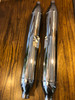 PAIR OF SEAMED CHROME TORPEDO MUFFLERS W/CUT-OUT - 18124090003