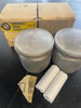 NOS  BMW PISTON SET 73MM R60/2 2ND OVERSIZE W/RINGS, PIN AND CLIPS - 11250012233-1