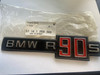 USED R90S ENGINE BADGE W/RUBBER BACKING - 51141259369