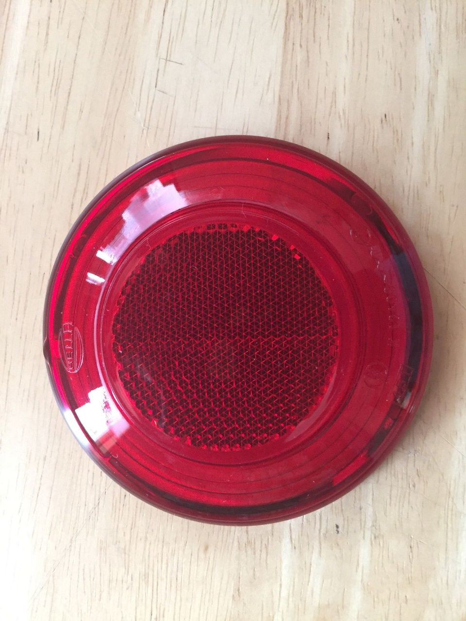 HELLA TAIL LIGHT LENS W/LOGO FOR COFFEE CAN ON REAR FENDERS - 63548054135