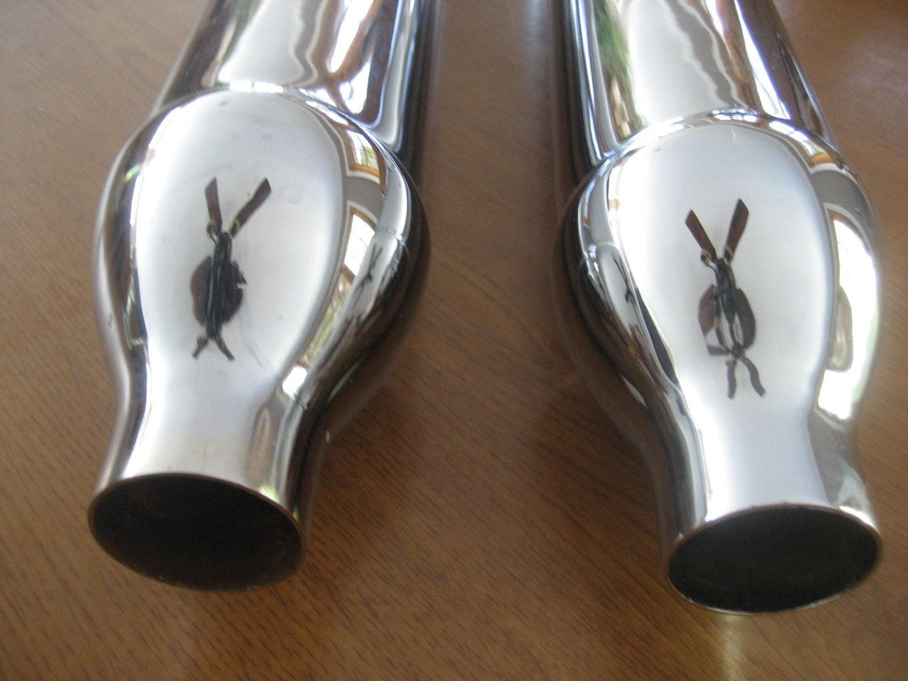 CHROME BIRDTAIL MUFFLERS - 18124090005-1