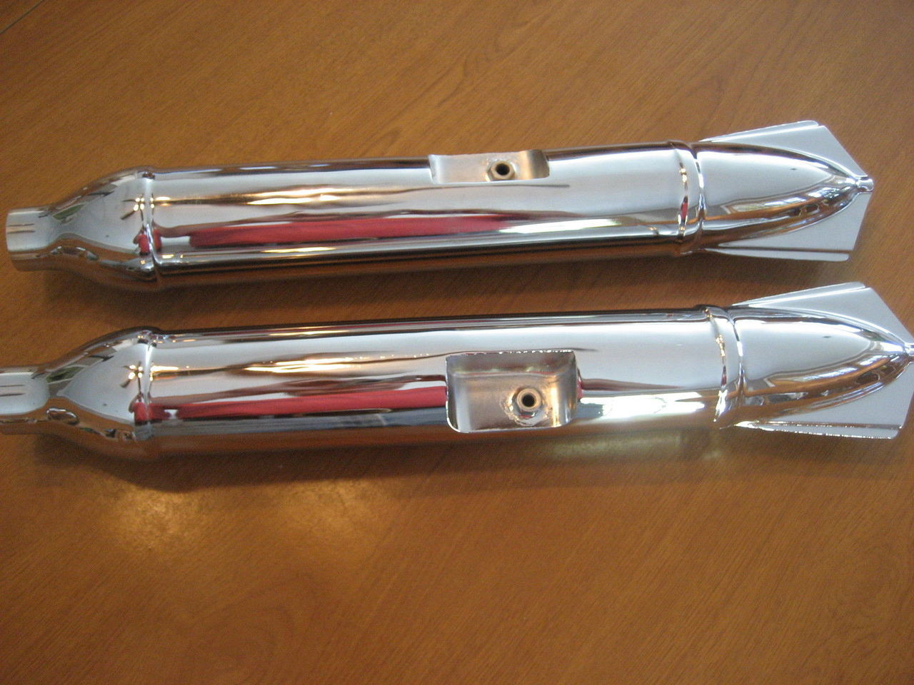 CHROME FISH TAIL MUFFLERS - 18124090005-1