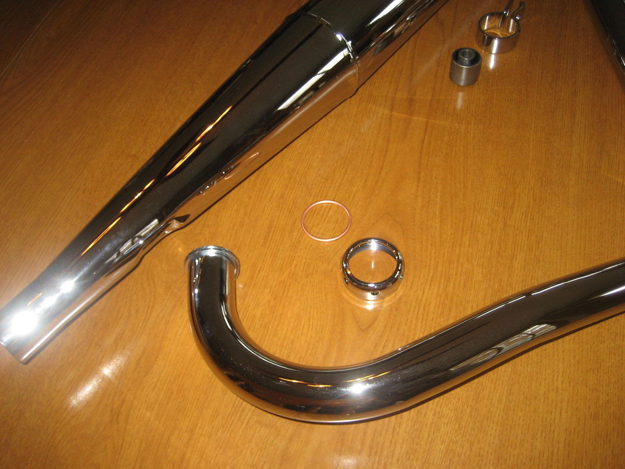 R27 CHROME EXHAUST PACKAGE SEAMED OR SEALESS MUFFLER - KC1303