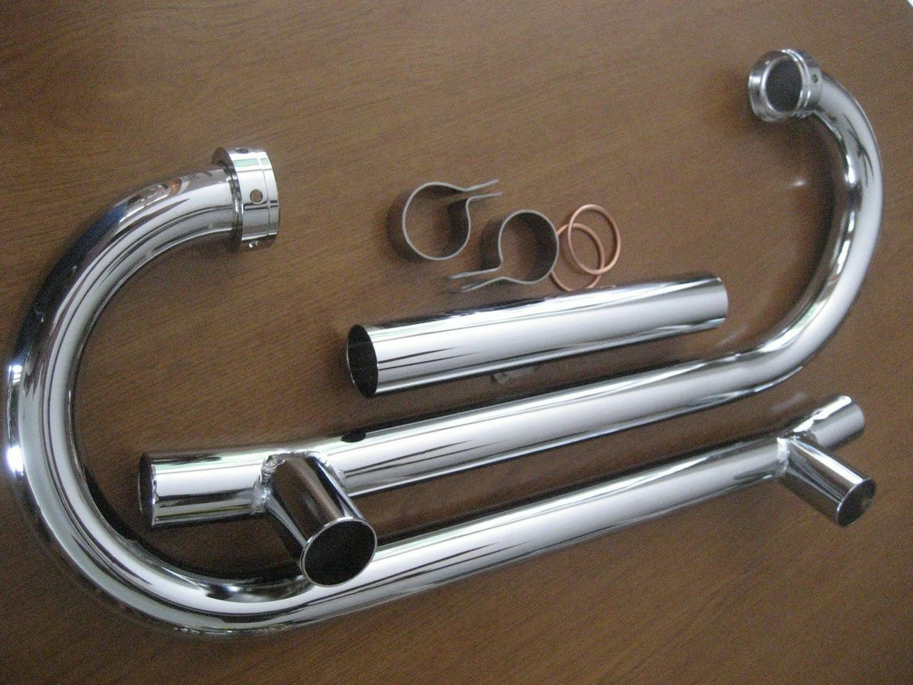 R50, 50S, 50/2 STAINLESS STEEL EXHAUST HEAD PIPE PACKAGE - 18114090073-2