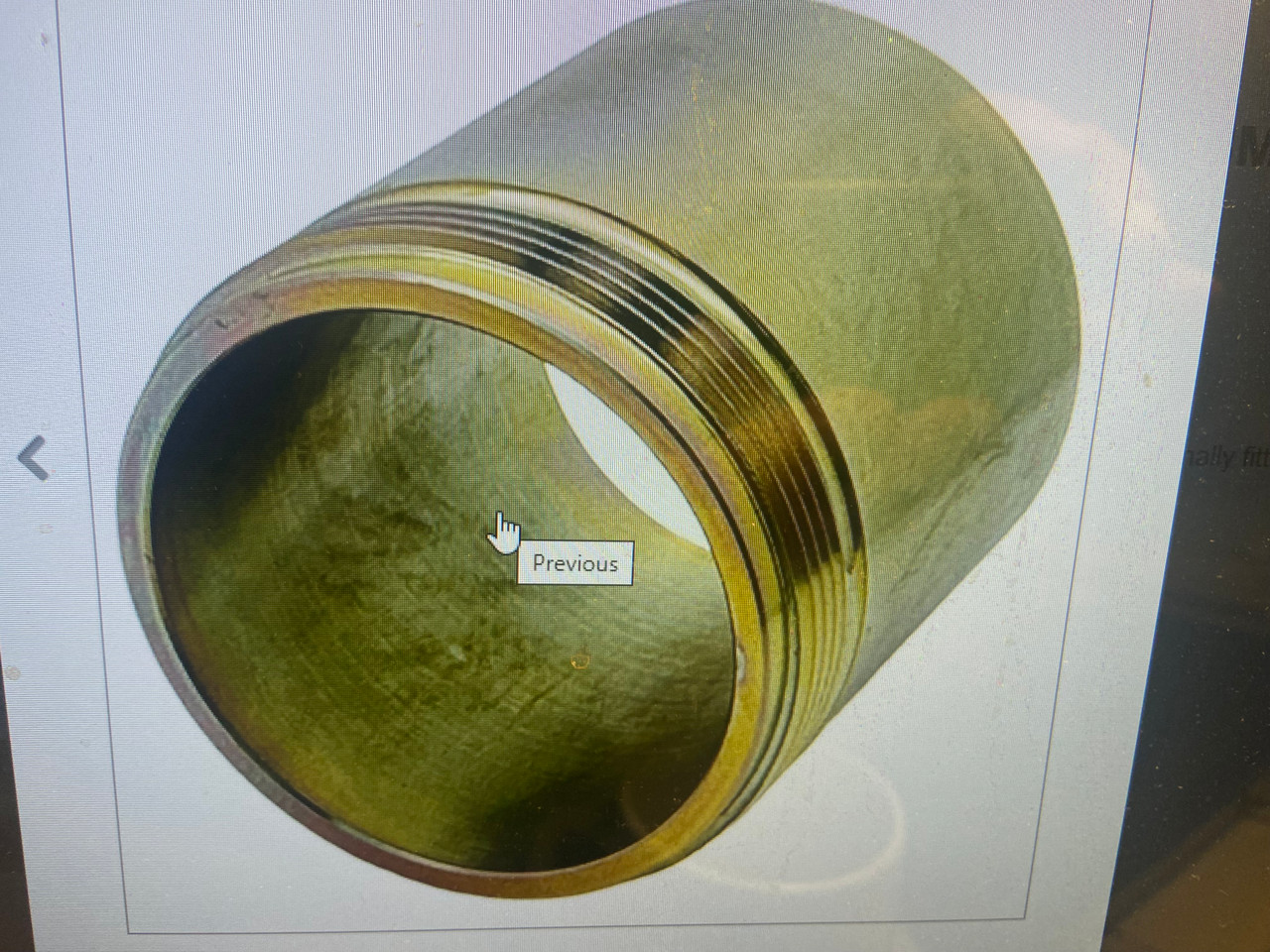 DELLORTO R90S CARB INTAKE TUBE - 11121259819