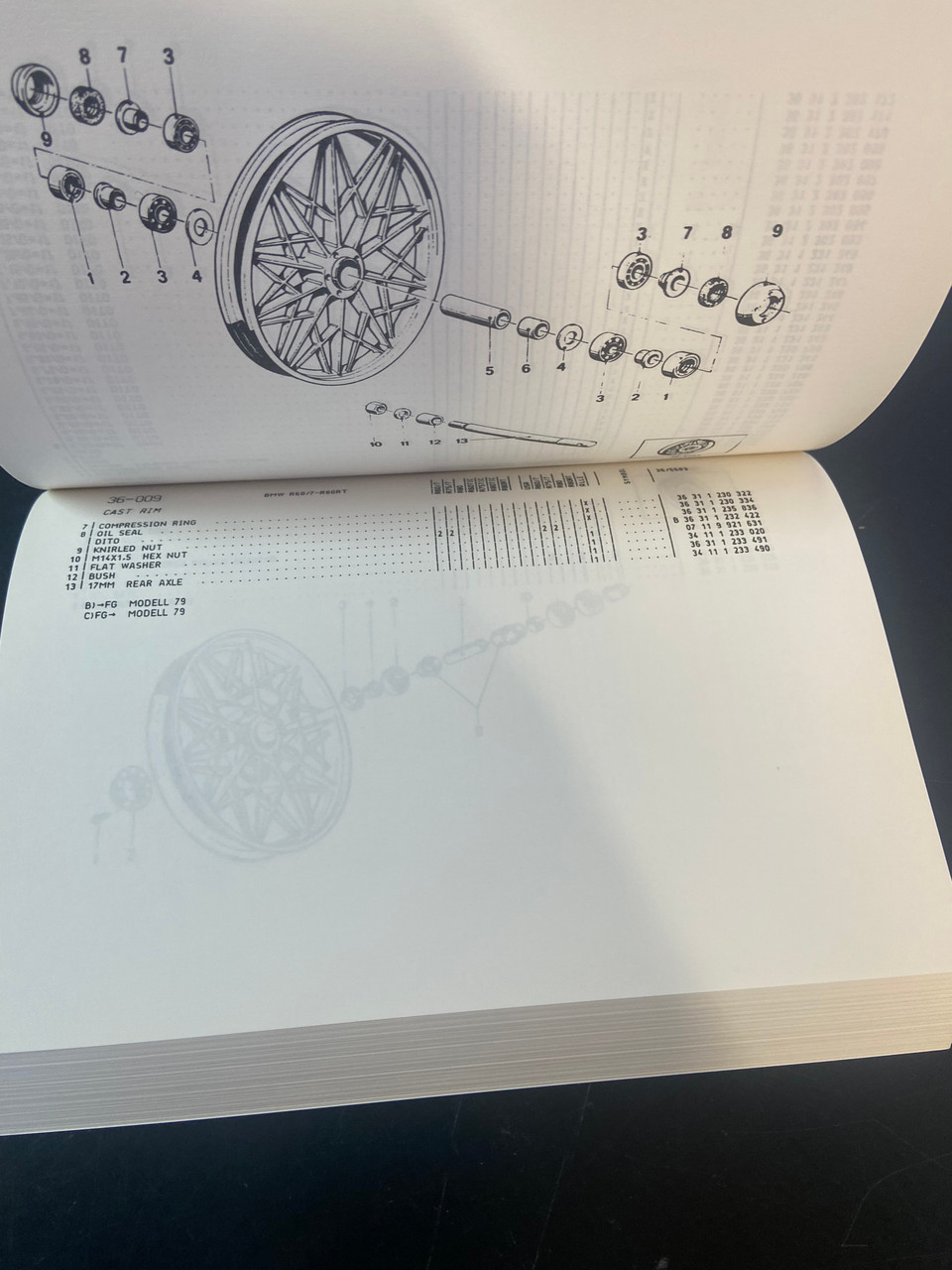 BMW AUXILIARY PARTS CATALOGUE R60/7-R80RT