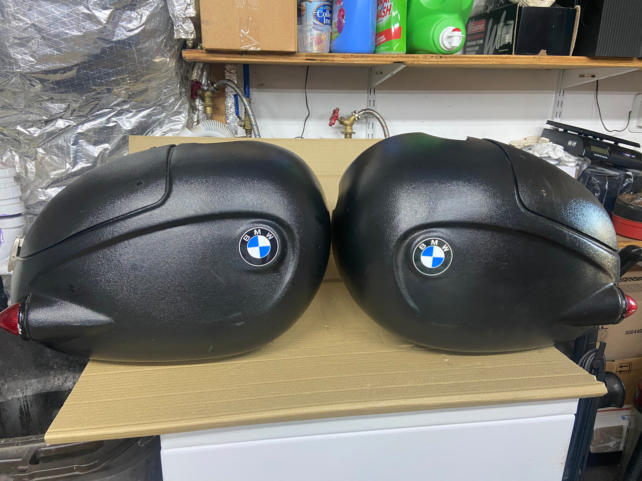 USED  ENDURO SADDLEBAG SET W/MOUNTS
