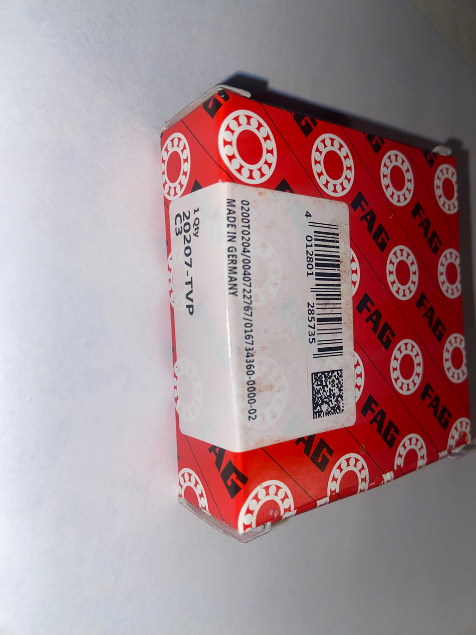 FAG 20207 TVP C3 CRANKSHAFT BEARING