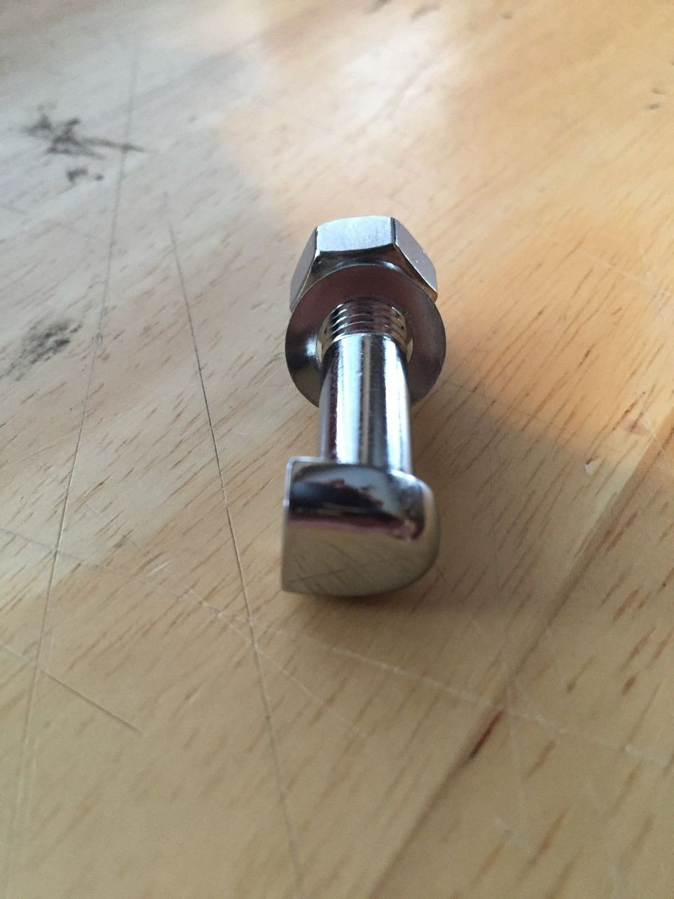 R50-69S HANDLEBAR RISER D-BOLT CHROME W/S.S WASHER+NUT - 32712072288