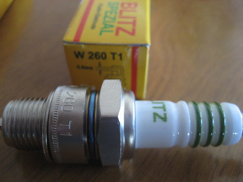 TWINS BLITZ SPARK PLUG W 260 T1 SHORT REACH - 12119976335