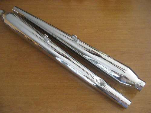 PAIR HOSKE SHAPE SPORT MUFFLERS 38MM I.D - KC2002