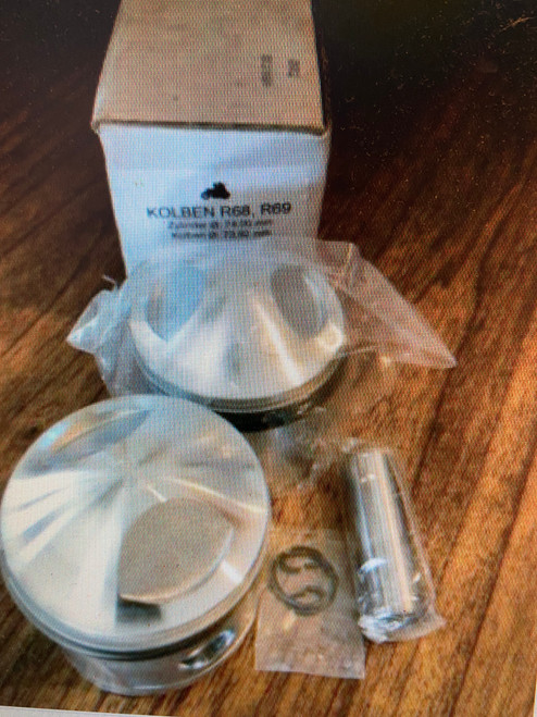 R69 PISTON SET 74 MM 4th OVERSIZE PAIR - 11250012091-1