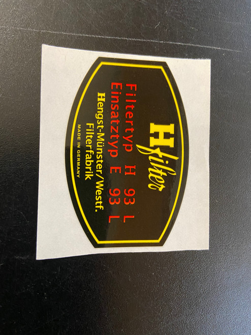 STICKER FOR AIR FILTER HOUSING - 13721250314