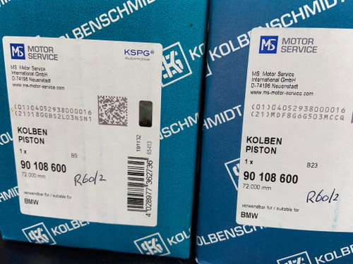 R60/2 PISTON SET 72MM STANDARD SIZE - 11250012267