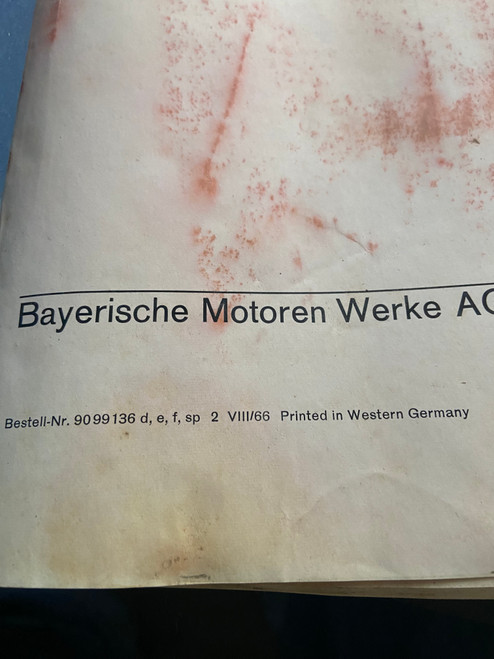 USED R26-27 BMW REPAIR MANUAL, GOOD SHAPE