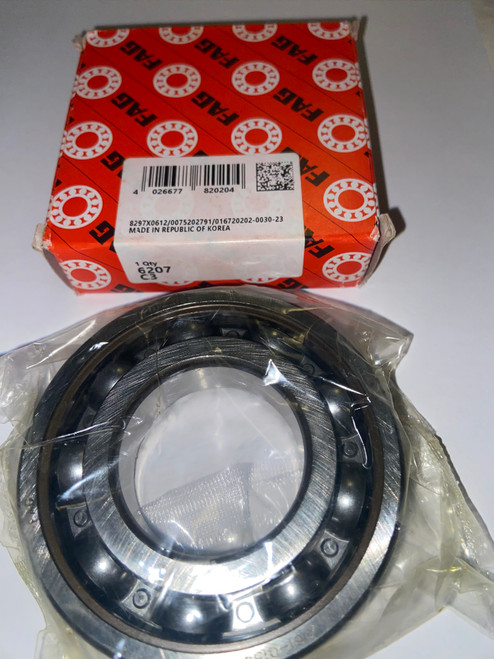 FAG 6207  C3 CRANKSHAFT BEARING+PLUNGER REAR DRIVE