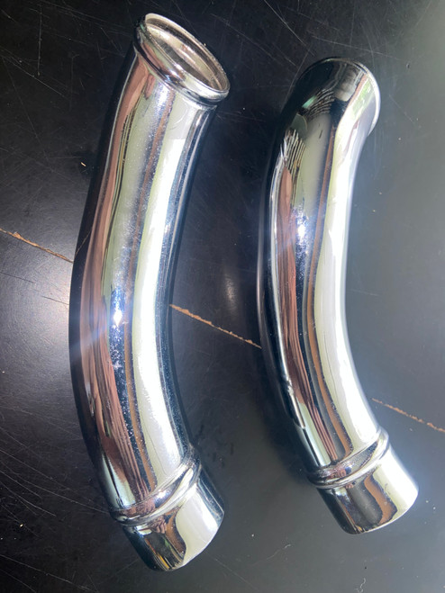 USED/NEW R50 R50/2 PAIR CHROME INTAKE TUBES - 11610043174-1