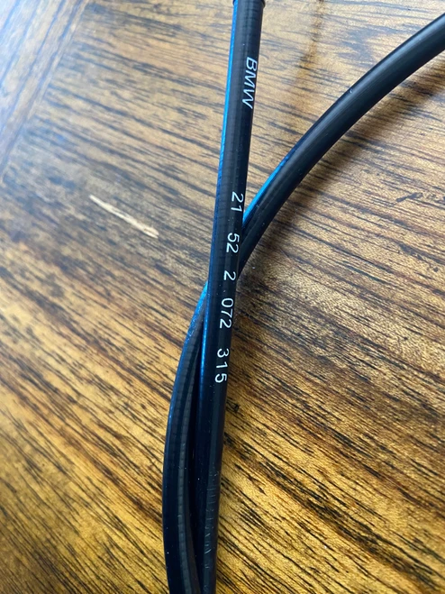 R51/2 BMW CLUTCH CABLE SOLO BARS  - 21522072315