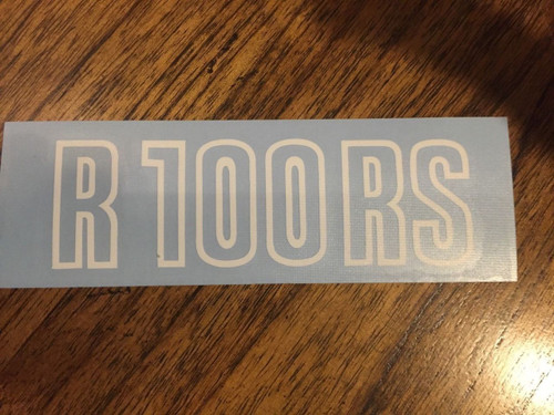 R100RS SIDE COVER STICKER WHITE - 51142301020