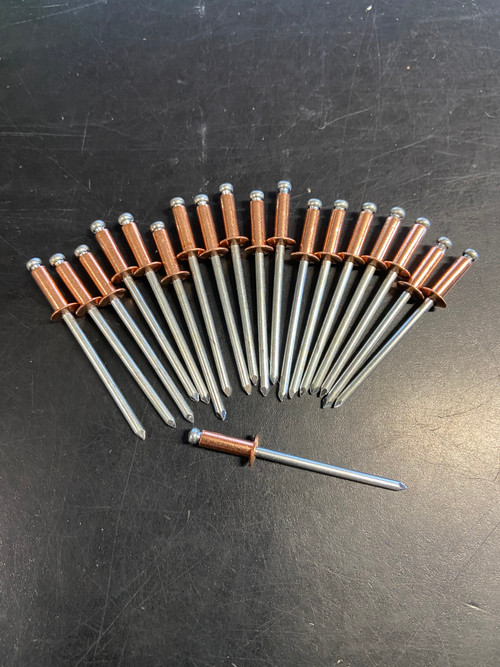 COPPER POP RIVET SET(19) ENOUGH FOR 1 WHEEL 2 SHOES 34112060000