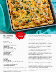 Gluten Free Pulled Chicken Pizza