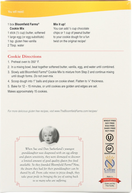 Gluten Free Cookie Mix