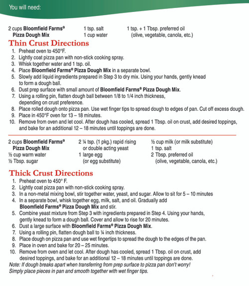 Bulk Gluten Free Pizza Mix (50 LB Bag)