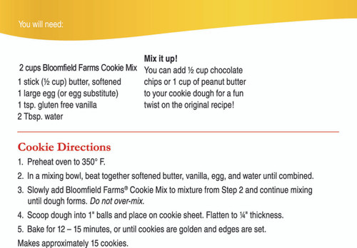 Bulk Gluten Free Cookie Mix (25 LB Bag)
