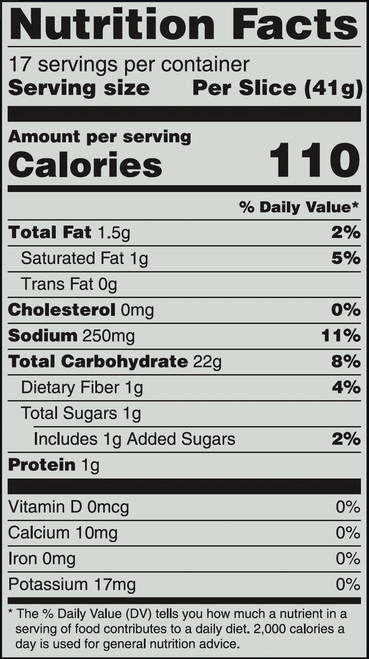 Allergen Free White Sandwich Bread