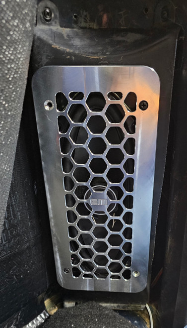 Billet C10 Rear Speaker Grill Covers Billet C10 Rear Speaker Grill Covers