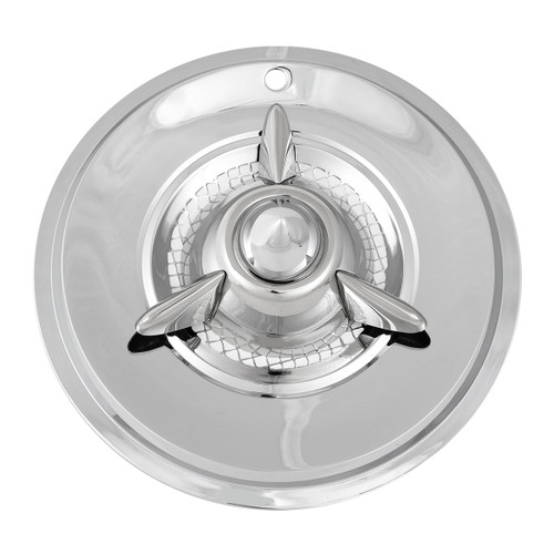 KC6040 15" Chrome & Stainless Nomad Hubcap