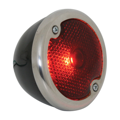 KA0107 1933-'36 Stainless Steel Black Tail Light Assembly