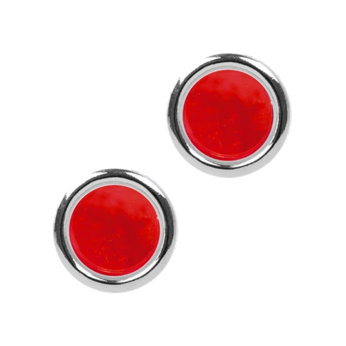 50101 Color Glass Dot with Chrome Rim
