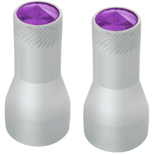 50774 Aluminum Tire Valve Stem Cover w/ Crystal