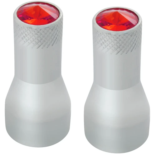 50775 Aluminum Tire Valve Stem Cover w/ Crystal