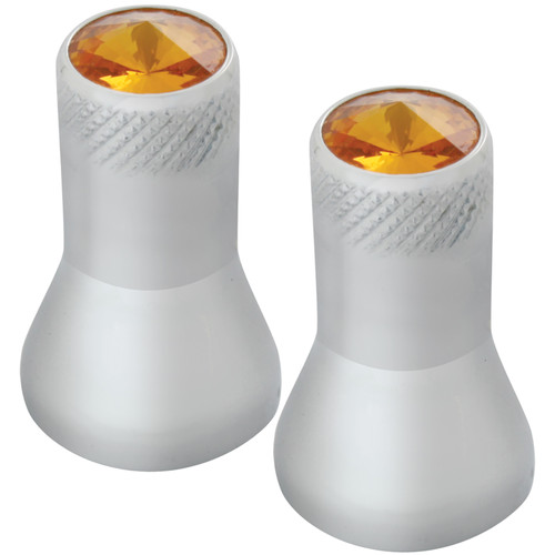 50780 Aluminum Tire Valve Stem Cover w/ Crystal