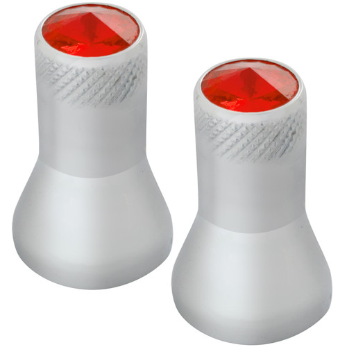 50785 Aluminum Tire Valve Stem Cover w/ Crystal