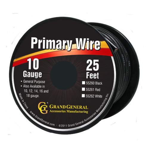 55260 25 Feet Primary Wire Roll with Spool