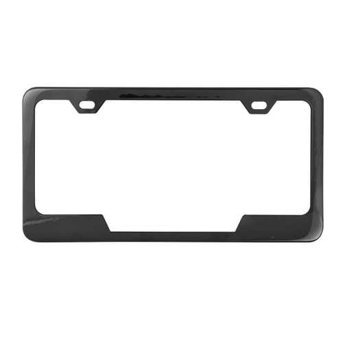 60407 License Plate Frame w/ 2 Holes & Center Cut