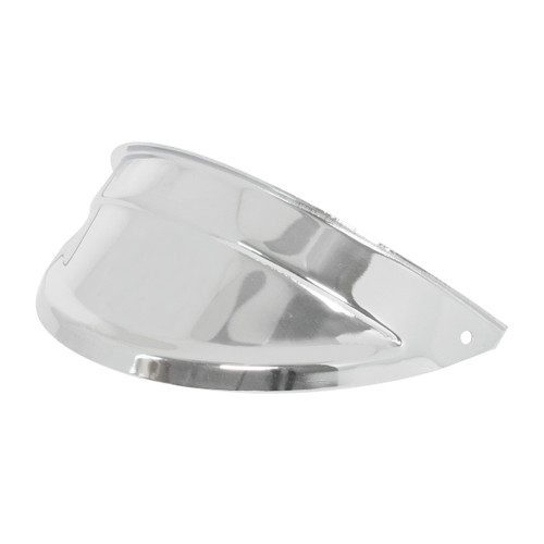 70568 Chrome Headlight Visor with Color Dot