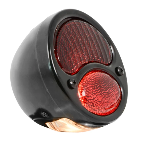 KA0023 Tail Light Assembly with Red Glass Lens