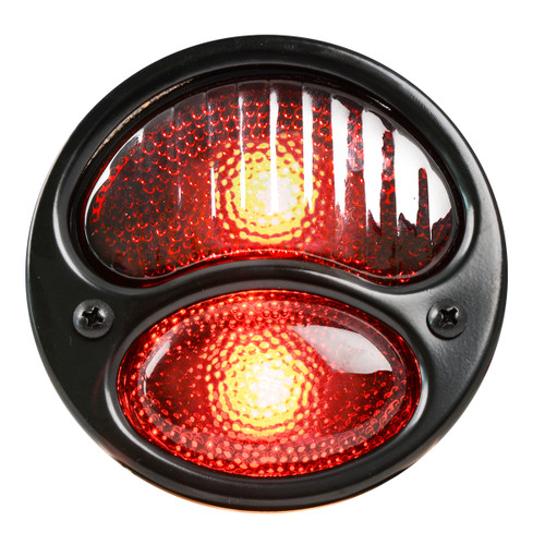 KA0024 Tail Light Assembly with Red Glass Lens