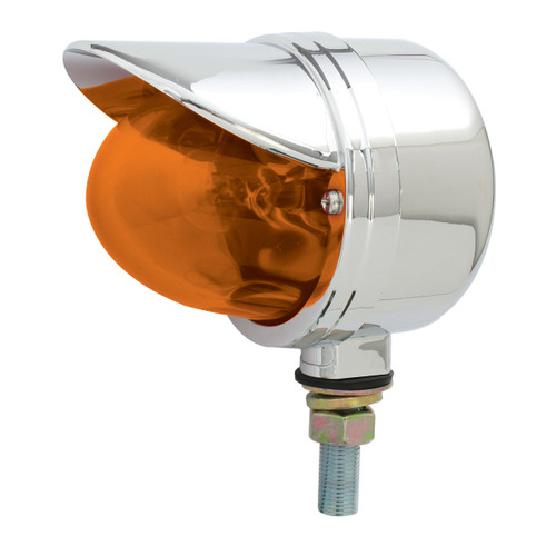 78121 Single Face Chrome Die Cast Auxiliary Color Glass Lens Light