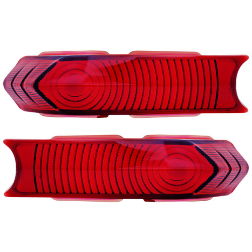 KA0240 1949-'50 Mercury Tail Light Red Glass Lens
