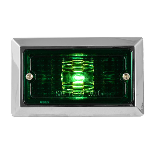 80452 Rectangular Light with Chrome Base
