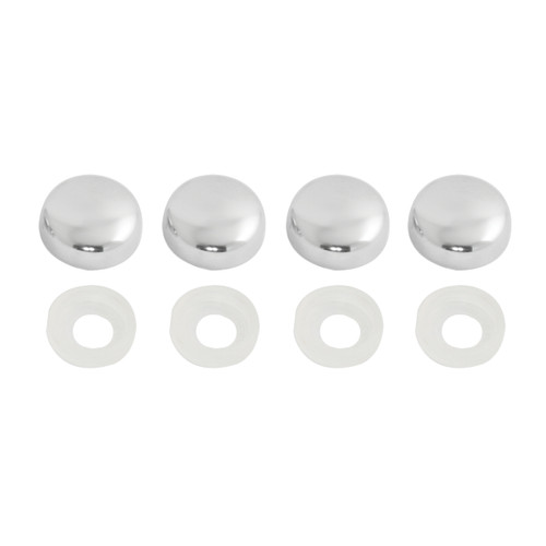 81369 Chrome Plastic Screw Head Cover